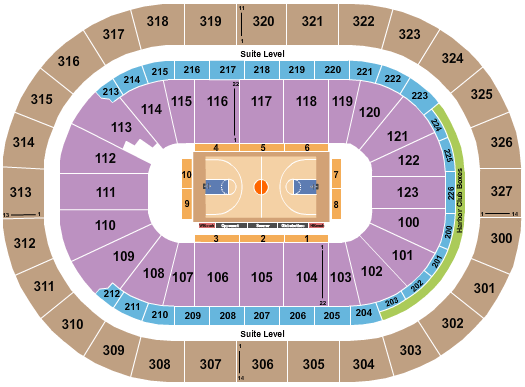 KeyBank Center Harlem Globetrotters Seating Chart